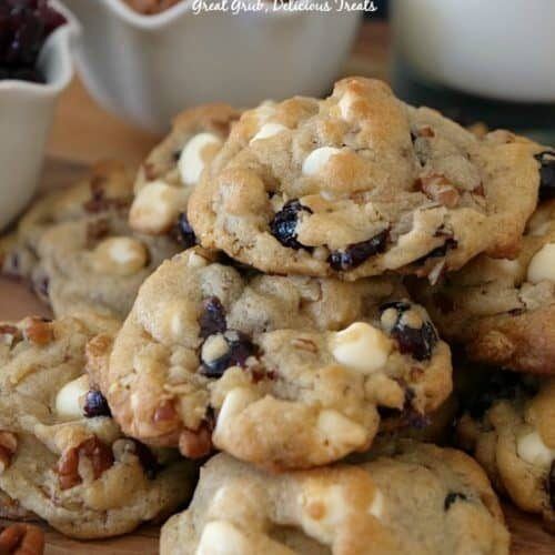 white chocolate cranberry cookies