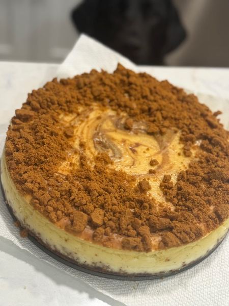 pumpkin crumb cheesecake